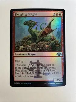 1x Modern Horizons Fledgling Dragon Foil NM/M Magic The Gathering Mtg - Image 1