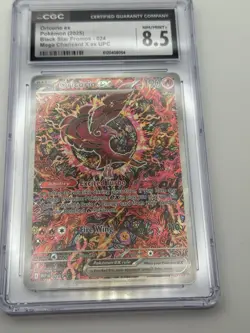 CGC 8.5 Oricorio ex 024 Black Star Promo Holo Pokemon Card 2025 - Image 4