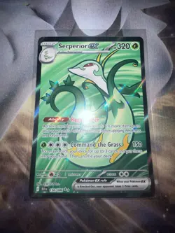 Pokemon TCG Serperior EX 156/086 Black Bolt Ultra Rare Full Art MINT/NM - Image 1
