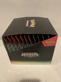 POKEMON TCG S & V PRISMATIC EVOLUTIONS TECH STICKER COLLECTION BOX (12) 36 PACKS - Image 3