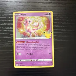 Mew 011/025 Holo Pokemon Celebrations English Near Mint - Image 1