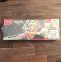 Pokemon Prismatic Evolutions Surprise Box + Booster Bundle English - Image 1