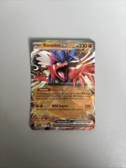 Koraidon EX 125/198 Scarlet & Violet Base Set Double Rare Holo Pokemon TCG - Image 1