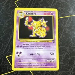 Kadabra 46/130 Pokemon TCG Base Set 2 Uncommon Excellent Condition - Image 1