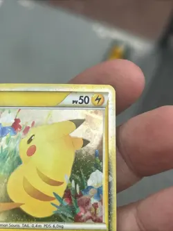 Pokemon Pikachu 2010 World Collection PW Promo TCG Holo Rare Wow - Image 3