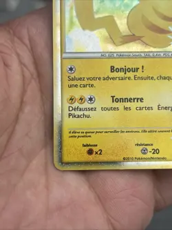 Pokemon Pikachu 2010 World Collection PW Promo TCG Holo Rare Wow - Image 5