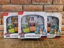 Pokemon TCG Scarlet & Violet 151 Poster Collection SEALED Lot of 3 - Image 1