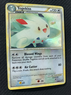 Togekiss 8/90 Rare Holo Pokemon Card - HGSS Undaunted set - 2010 - MP - Image 2