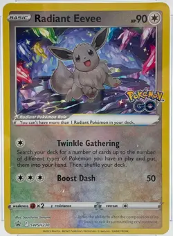 2022 Pokemon Radiant Eevee SWSH230 PREMIUM COLLECTION HOLO CGC 9 MINT - Image 2