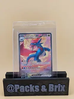 Pokemon Salamence ex 187 SV09 Journey Together Illustration Rare Near Mint (NM) - Image 1