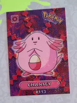 Pokemon, PERU, Chansey, Electric, Star Holo, NM - Image 1
