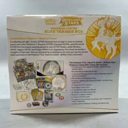 New Pokemon TCG Brilliant Stars Elite Trainer Box Pokemon Center 820650850066 - Image 2