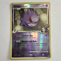 Pokemon Gengar GL 40/111 Rising Rivals Uncommon Basic 70 HP Reverse Holo - 2009 - Image 1