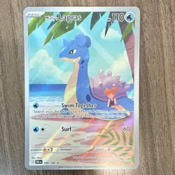 Pokemon Misty's Lapras Illustration Rare Holo 194/182 Sv10: Destined Rivals - Image 1
