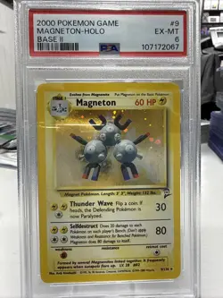 2000 Pokemon Game Base II Magneton - Holo EX - MT PSA 6 - Image 1