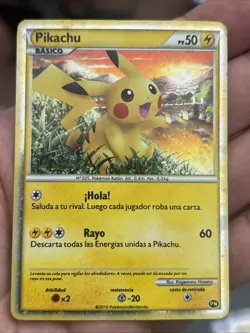 Pokemon Pikachu 2010 World Collection PW Promo TCG Holo Rare Wow - Image 1