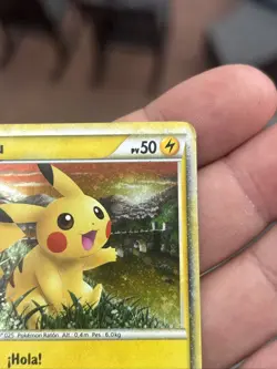 Pokemon Pikachu 2010 World Collection PW Promo TCG Holo Rare Wow - Image 3