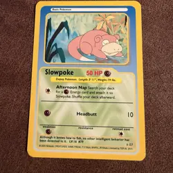 Slowpoke #H07 Pokemon Funskool Near Mint or Better RARE 2004 TCG India - Image 1