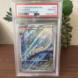 Dragonair - 181/165 PSA 10 151 Illustration Rare Pokemon - GEM MT - Image 1