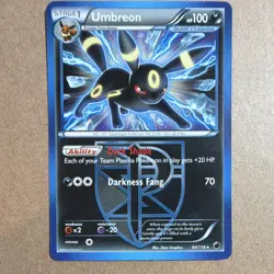 Pokemon Umbreon Team Plasma 64/116 2013 plasma freeze deck exclusive - Image 1
