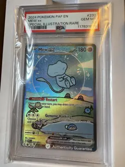 Pokemon 2024 Bubble Mew EX Paldean Fates #232/091 Sir PAF PSA 10 Gem Mint - Image 2