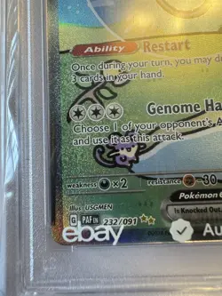 Pokemon 2024 Bubble Mew EX Paldean Fates #232/091 Sir PAF PSA 10 Gem Mint - Image 3
