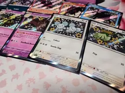 Pokemon Paldean Fates Shiny Holo Mixed Lot (17 Cards) Baby Cleffa Tandemaus - Image 2