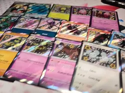 Pokemon Paldean Fates Shiny Holo Mixed Lot (17 Cards) Baby Cleffa Tandemaus - Image 3