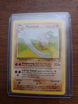 Marowak 52/130 Base Set 2 Pokemon TCG 2000 Never Played - Image 1