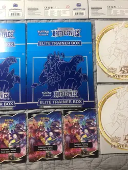 Lot of 7 Pokemon Player Guide Books + ETB Posters & Rulebooks - Image 3