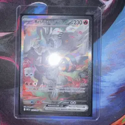 Pokemon Reshiram EX Full Art Holo Ultra Rare 230 HP 166/086 Blazing Burst Slash - Image 1