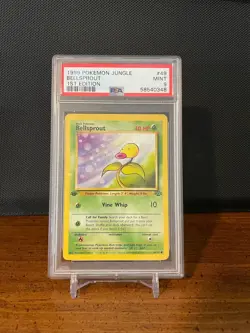 1999 Pokemon Jungle Bellsprout 1st Edition #49 PSA 9 MINT!! - Image 1