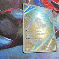 Pokemon Squirtle 170/165 Sv: Scarlet & Violet 151 Illustration Rare Holo 2023 - Image 2