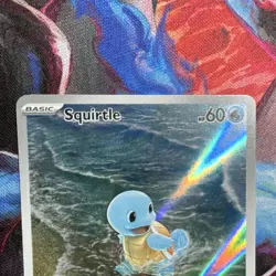 Pokemon Squirtle 170/165 Sv: Scarlet & Violet 151 Illustration Rare Holo 2023 - Image 5