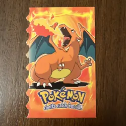 Charizard Pokemon Topps (1999) 6 Of 12 Die-Cut - Blue Label CWTC 9 - Image 1