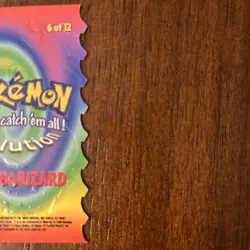 Charizard Pokemon Topps (1999) 6 Of 12 Die-Cut - Blue Label CWTC 9 - Image 4