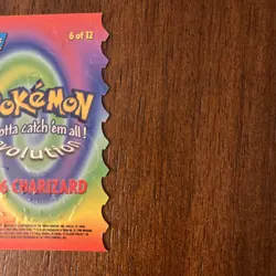 Charizard Pokemon Topps (1999) 6 Of 12 Die-Cut - Blue Label CWTC 9 - Image 5