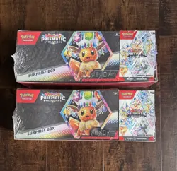2 x Sam’s Club Pokemon Prismatic Evolutions Surprise Box & Booster Bundle SEALED - Image 1