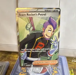 Pokemon Team Rocket's Petrel 226/182 Destined Rivals Ultra Rare Full Art Holo - Image 1