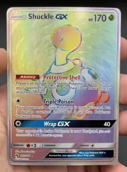 Shuckle GX (Secret) Secret Rare SM - Lost Thunder 215/214 Pokemon NM Clean - Image 1