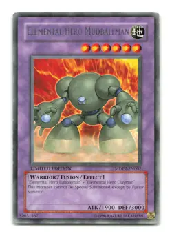 Elemental Hero Mudballman - MDP2-EN002 Limited Edition Rare - YuGiOh-LP - Image 1