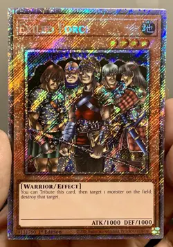 Yugioh Exiled Force RA03-EN119 Platinum Secret Rare 1st Ed NM w/Tracking - Image 1