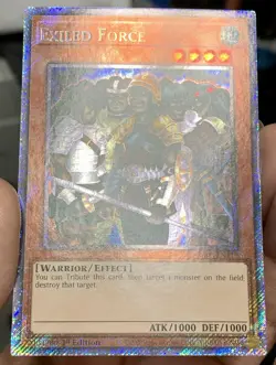 Yugioh Exiled Force RA03-EN119 Platinum Secret Rare 1st Ed NM w/Tracking - Image 4