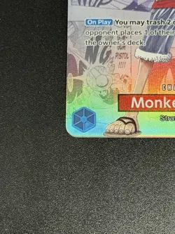 Monkey.D.Luffy (College Basketball US Voyage) One Piece Promotion Card *Opened* - Image 4