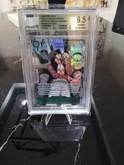 BGS 9.5 One Piece Dracule Mihawk OP14 119 Manga Alt Art - Image 1