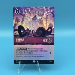 Disney Lorcana Ursula Sea Witch 208/204 Enchanted Foil Legendary NM - Image 1