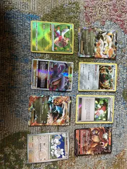 Pokemon 8 Pcs Mixed Cards Lot Ungraded 8 Cards Lot Pokemon Cards Lot I - Image 1