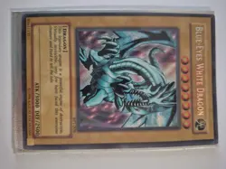 BLUE EYES WHITE DRAGON *** ULTRA RARE ORIGINAL (MP) YUGIOH! Yu-Gi-Oh! Card - Image 2