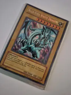 BLUE EYES WHITE DRAGON *** ULTRA RARE ORIGINAL (MP) YUGIOH! Yu-Gi-Oh! Card - Image 4