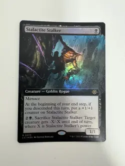 Stalactite Stalker Foil Extended Borderless MTG Magic Gathering Card Mint LCI - Image 1